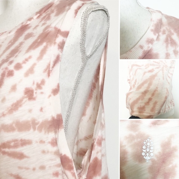 NWT FREE PEOPLE Love Tank Tie Dye in Fireside Combo Size Medium - Picture 11 of 16